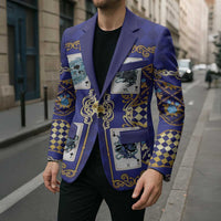 Zodiac Signs Blazer The Water Element Baroque Clubs Card