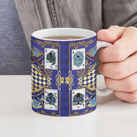 Zodiac Signs Ceramic Mug The Water Element Baroque Clubs Card