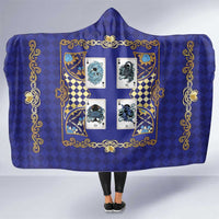 Zodiac Signs Hooded Blanket The Water Element Baroque Clubs Card