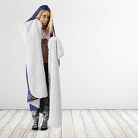 Zodiac Signs Hooded Blanket The Water Element Baroque Clubs Card