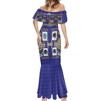 Zodiac Signs Mermaid Dress The Water Element Baroque Clubs Card