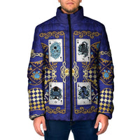 Zodiac Signs Padded Jacket The Water Element Baroque Clubs Card