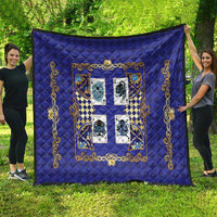 Zodiac Signs Quilt The Water Element Baroque Clubs Card