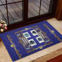 Zodiac Signs Rubber Doormat The Water Element Baroque Clubs Card