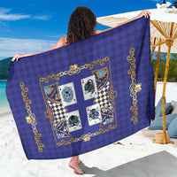 Zodiac Signs Sarong The Water Element Baroque Clubs Card