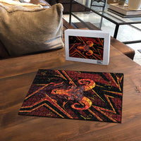 Aries Zodiac Puzzle With Bold Triangle