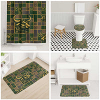 Taurus Zodiac Bathroom Set Checkered Pattern