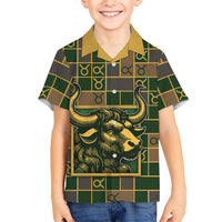 Custom Taurus Zodiac Family Matching Mermaid Dress and Hawaiian Shirt Checkered Pattern
