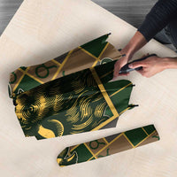 Taurus Zodiac Umbrella Checkered Pattern