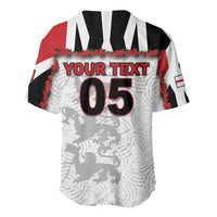 Custom England Football Baseball Jersey Gold Lions And Minimalist Floral