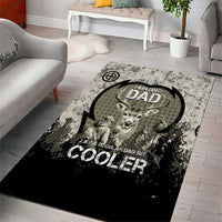 Deer Hunting Fathers Day Area Rug Best Dad Ever