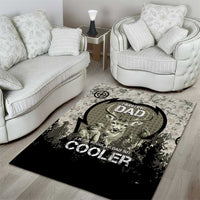 Deer Hunting Fathers Day Area Rug Best Dad Ever