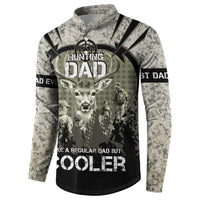 Deer Hunting Fathers Day Button Sweatshirt Best Dad Ever