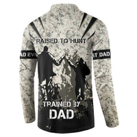 Deer Hunting Fathers Day Button Sweatshirt Best Dad Ever