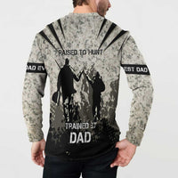 Deer Hunting Fathers Day Button Sweatshirt Best Dad Ever