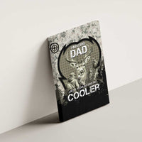 Deer Hunting Fathers Day Canvas Wall Art Best Dad Ever