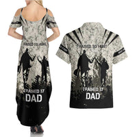 Deer Hunting Fathers Day Couples Matching Summer Maxi Dress and Hawaiian Shirt Best Dad Ever