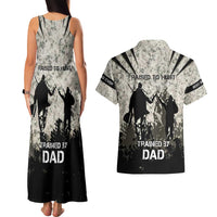 Deer Hunting Fathers Day Couples Matching Tank Maxi Dress and Hawaiian Shirt Best Dad Ever