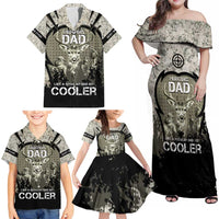 Deer Hunting Fathers Day Family Matching Off Shoulder Maxi Dress and Hawaiian Shirt Best Dad Ever