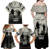Deer Hunting Fathers Day Family Matching Off Shoulder Maxi Dress and Hawaiian Shirt Best Dad Ever