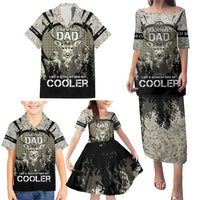 Deer Hunting Fathers Day Family Matching Puletasi and Hawaiian Shirt Best Dad Ever