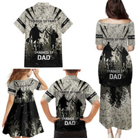 Deer Hunting Fathers Day Family Matching Puletasi and Hawaiian Shirt Best Dad Ever