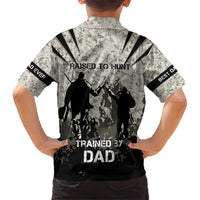 Deer Hunting Fathers Day Family Matching Short Sleeve Bodycon Dress and Hawaiian Shirt Best Dad Ever