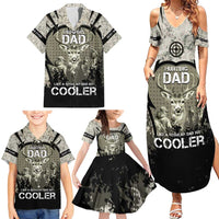 Deer Hunting Fathers Day Family Matching Summer Maxi Dress and Hawaiian Shirt Best Dad Ever