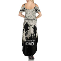Deer Hunting Fathers Day Family Matching Summer Maxi Dress and Hawaiian Shirt Best Dad Ever
