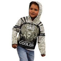 Deer Hunting Fathers Day Kid Hoodie Best Dad Ever