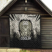 Deer Hunting Fathers Day Quilt Best Dad Ever