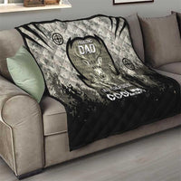 Deer Hunting Fathers Day Quilt Best Dad Ever