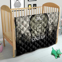 Deer Hunting Fathers Day Quilt Best Dad Ever