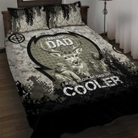 Deer Hunting Fathers Day Quilt Bed Set Best Dad Ever