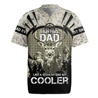 Deer Hunting Fathers Day Rugby Jersey Best Dad Ever