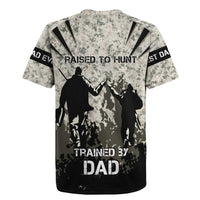 Deer Hunting Fathers Day Rugby Jersey Best Dad Ever
