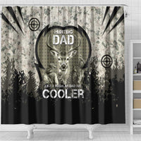Deer Hunting Fathers Day Shower Curtain Best Dad Ever
