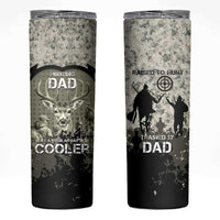 Deer Hunting Fathers Day Skinny Tumbler Best Dad Ever