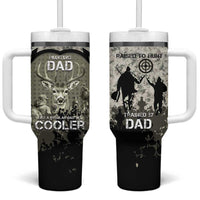 Deer Hunting Fathers Day Tumbler With Handle Best Dad Ever