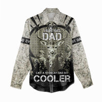 Deer Hunting Fathers Day Women Casual Shirt Best Dad Ever
