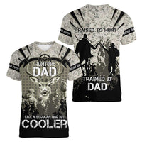 Deer Hunting Fathers Day Women V-Neck T-Shirt Best Dad Ever