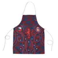 Czech Republic Football Apron Art Nouveau Patterns With National Lion