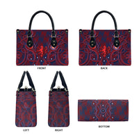 Czech Republic Football Leather Bag Art Nouveau Patterns With National Lion