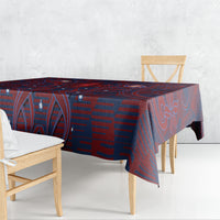 Czech Republic Football Tablecloth Art Nouveau Patterns With National Lion
