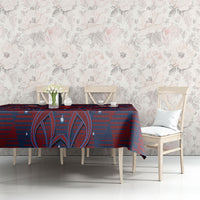 Czech Republic Football Tablecloth Art Nouveau Patterns With National Lion
