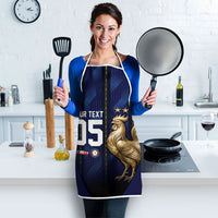 Custom France Football Apron Gallic Rooster Luxury Sport Style