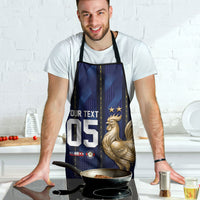 Custom France Football Apron Gallic Rooster Luxury Sport Style