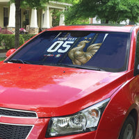 Custom France Football Auto Sun Shade Gallic Rooster Luxury Sport Style