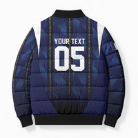Custom France Football Bomber Puffer Jacket Gallic Rooster Luxury Sport Style