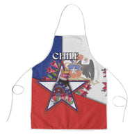 Chile Apron Andean Condor With Chilean Bellflower - Wonder Print Shop